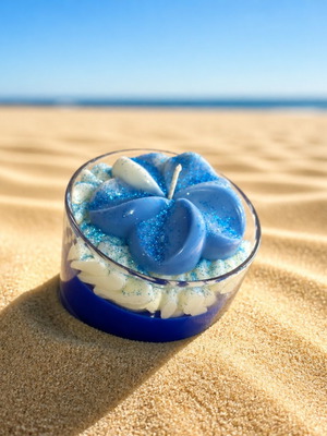 Handmade scented candle from soy wax