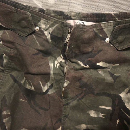 MYT21 Cargo camouflage pants like new, green, wide fit