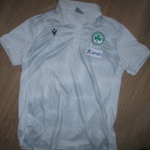 Panathinaikos women's football official appearance shirt used, size small