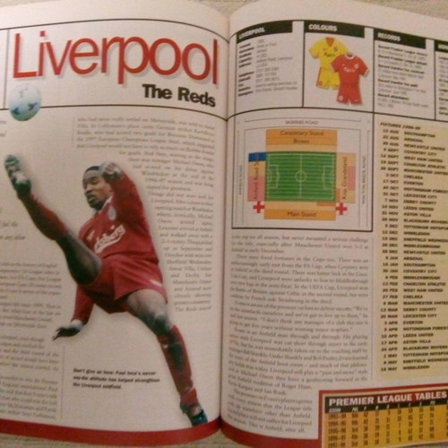 The Official F.A. Premier League Football Guide 1998-1999 used