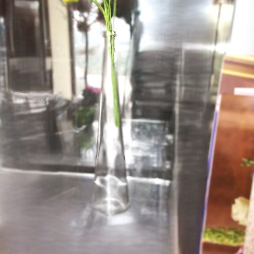 Tall glass vases wedding/baptism decoration set like new