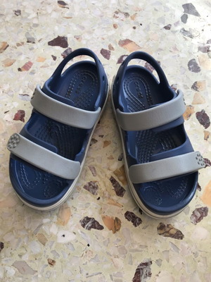 Crocs παιδικά σαν καινούργια, μέγεθος 28-29, μπλε σαγιονάρες