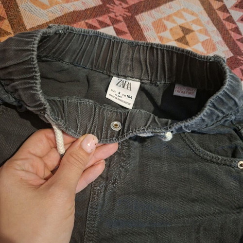 Zara jogger style bermuda shorts like new, size 104 cm