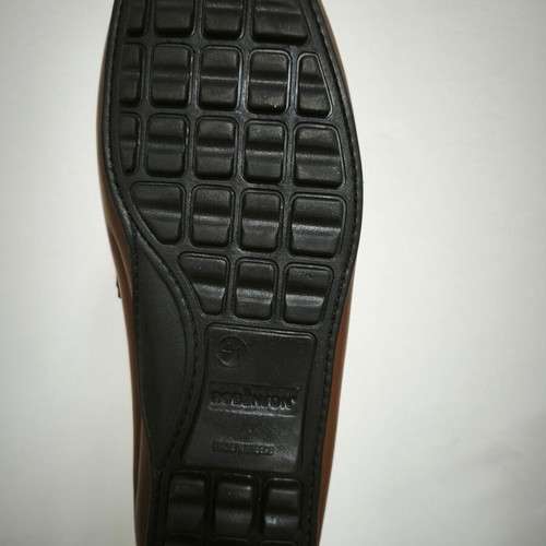 Robinson Brown Leather Moccasins Size 41 New