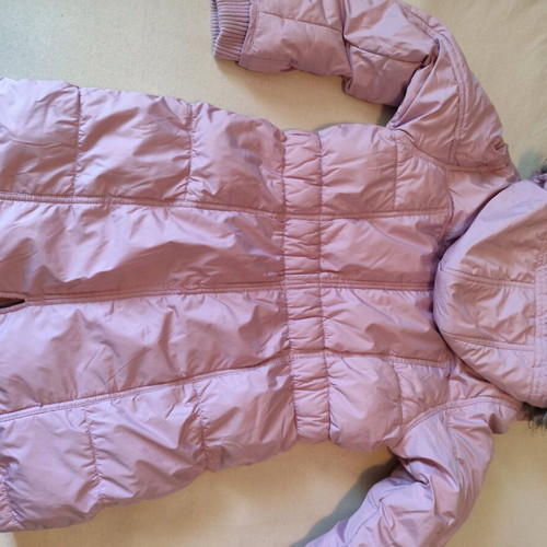 Next long jacket for girl 9-10 years like new, pink