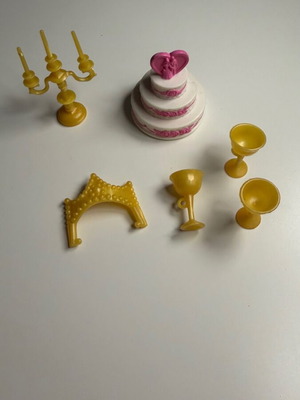 Barbie Princess and the Pauper Royal Music Castle vintage, 6 κομμάτια σαν καινούργιο