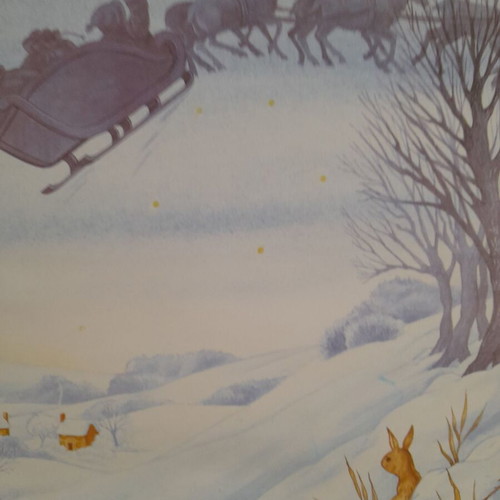 The Magic Journey of Santa Claus children's book like new