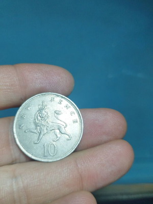 Νόμισμα 10 New Pence μεταχειρισμένο από Ηνωμένο Βασίλειο, 1969