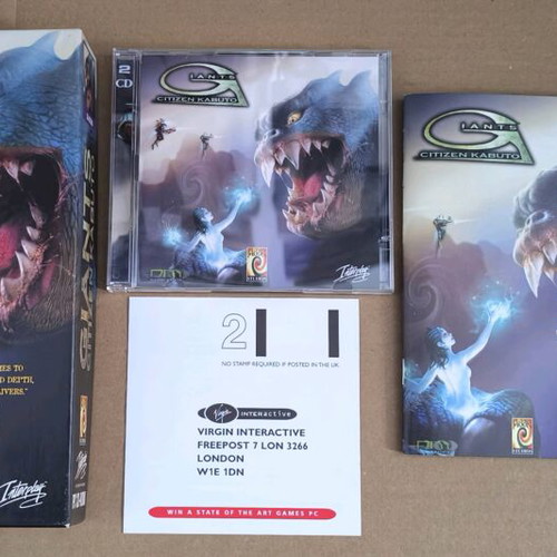 Giants : Citizen Kabuto PC CD-ROM like new, Big Box