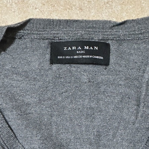 Zara men's blouse gray like new, size S