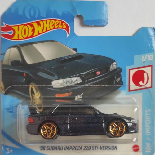 Hot Wheels Subaru Impreza 22B STI καινούργιο, σκούρο μπλε