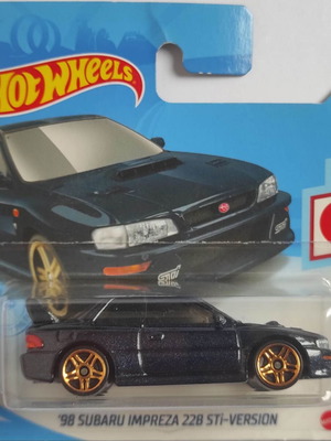 Hot Wheels Subaru Impreza 22B STI καινούργιο, σκούρο μπλε