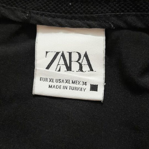 Zara men's black shorts XL new