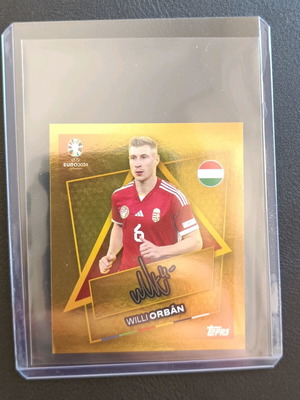 Αυτοκόλλητο HUN-SP Willi Orban gold signature σαν καινούργιο