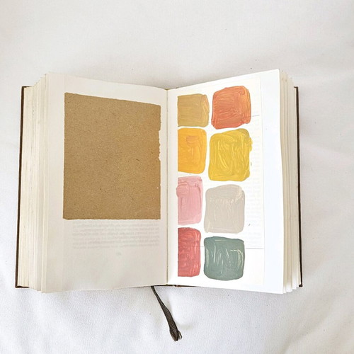 Refurbished book To Kane-Oti-Theleis with stones and 92 pages