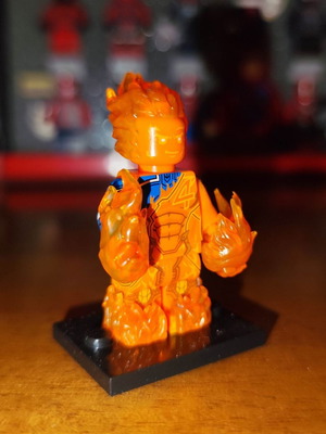 Human Torch Marvel Rivals φιγούρα σαν καινούργιο με αξεσουάρ