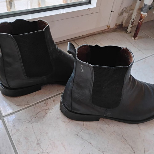 Leather Chelsea boots size 46 used