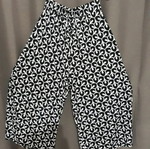 Plus Size XΧL-XΧXL Γυναικεία παντελόνα - ζιπ κιλοτ με λάστιχο, καινούργια, άσπρο μαύρο