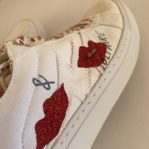 Zadig & Voltaire La Flash Lips sneakers size 37