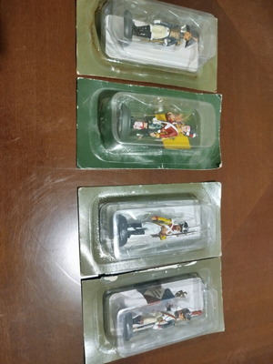 Del Prado Almiral Palou Military Miniatures Set of 4 like new