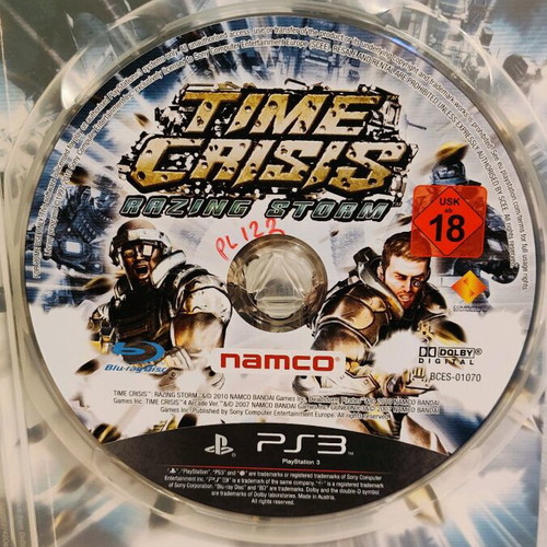 Time Crisis Razing Storm PS3 used in very good condition