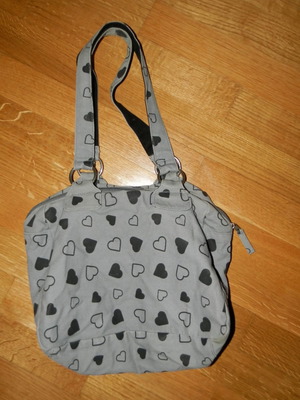 Fabric shoulder bag like new