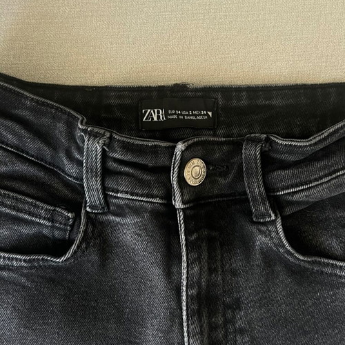 Zara skinny τζιν μαύρο, ψηλομέσο, σαν καινούργιο, μέγεθος XS