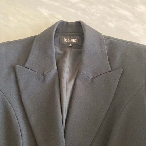Toi and moi mid-length jacket like new, black, size S