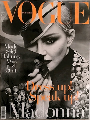 Vogue Deutsch με τη Madonna, καινούργιο τεύχος Απριλίου 2017