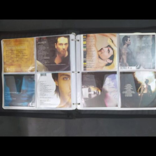 CD case with 120 CDs used, pack