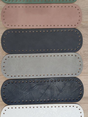 Leather base 31x10 for knitted bag new