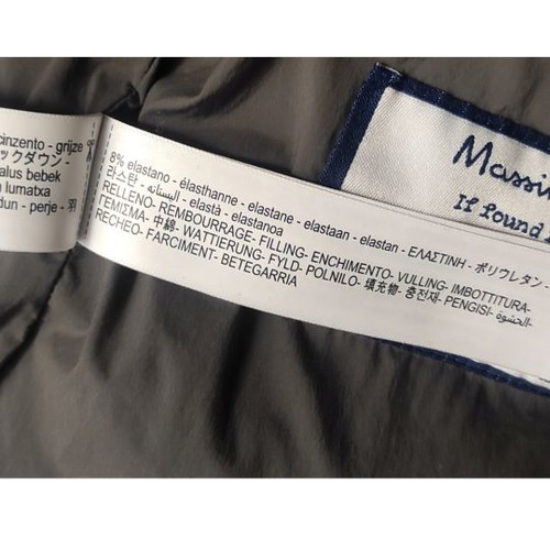 Massimo Dutti kids down jacket like new, gray, size 9-10