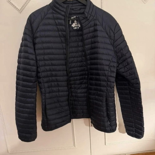Jott men's blue puffer jacket, size S