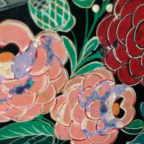 Handmade decorative plate used