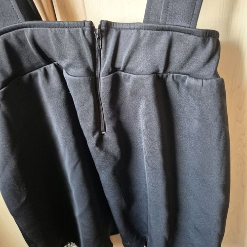 Handmade Black Chaton Salopette Skirt like new with lace