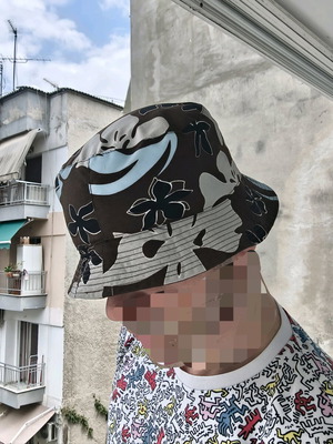 Bucket hat Karisma σαν καινούργιο με floral μοτίβο, μέγεθος 58