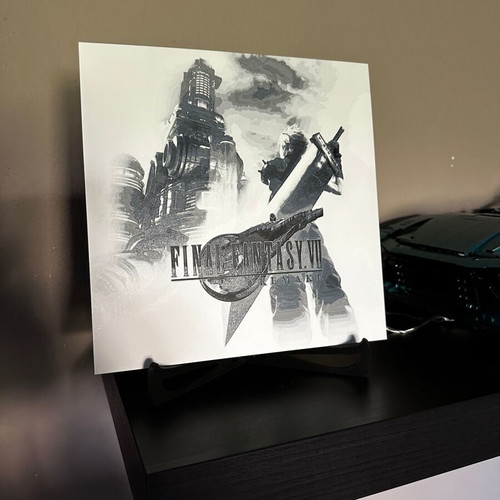 3d embossed image Final Fantasy VII new, 22.5x22.5 cm
