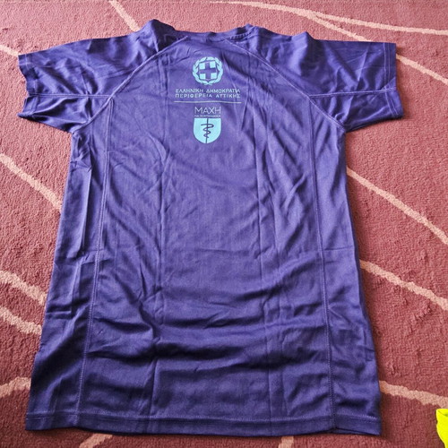 Roly running shirt from Olympic Stadium Run 2019, like new, size small, purple