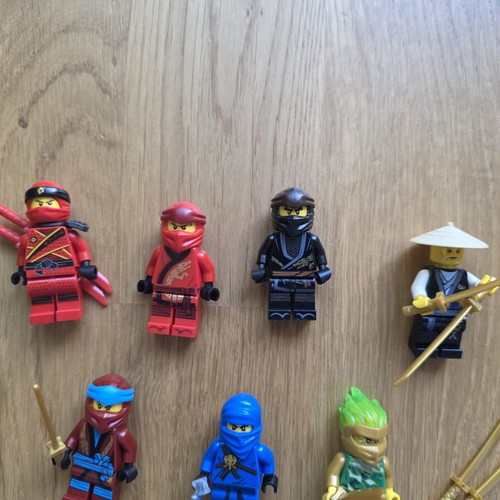 Lego Ninjago Minifigures pack of 7 authentic like new