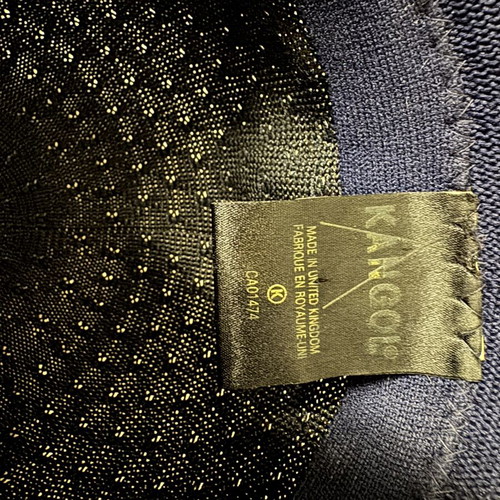 Kangol vintage women's hat made in England, like new, navy blue, size S