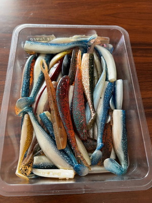 5 Random Quantum Spinning Fishing Silicones New