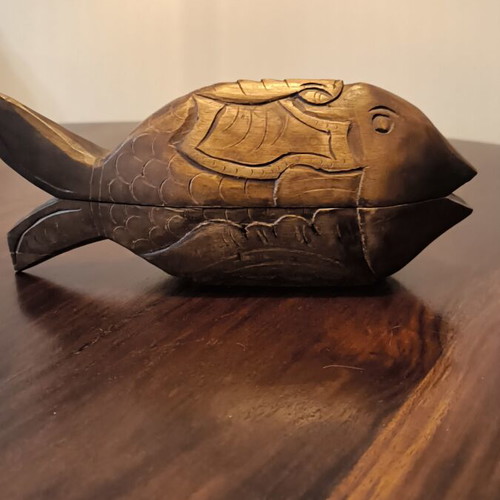 Wooden decorative fish like new