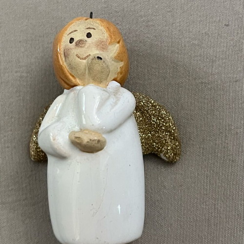 Angel used handmade decorative with glossy finish