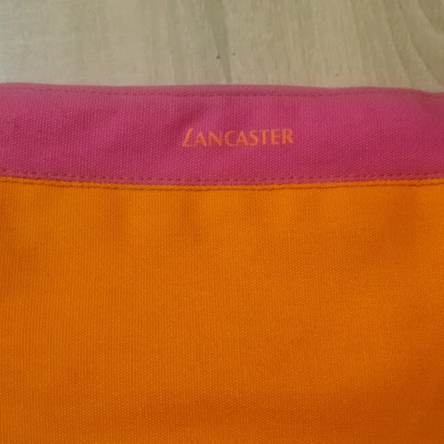 Lancaster toiletry bag fabric new, pink orange