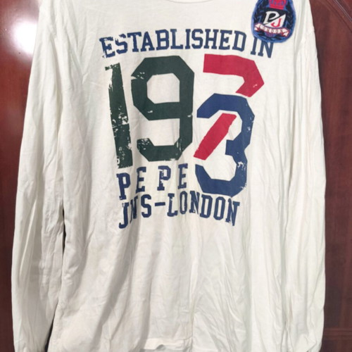 Pepe Jeans men's long sleeve shirt XXL regular fit like new, white