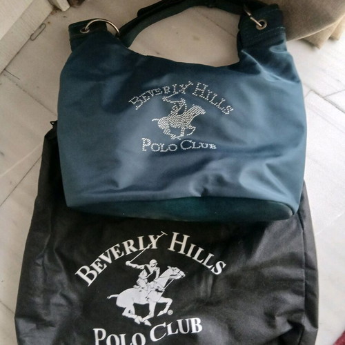 Beverly Hills Polo Club women's shoulder bag like new, petrol color
