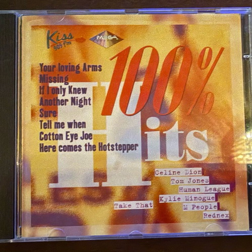 100% Hits (1995) Kiss 90.9 FM CD like new