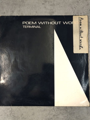 Terminal Poem Without Words 12'' vinyl maxi single used, electronic