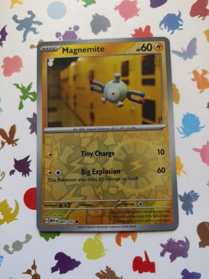 Magnemite Card 081/165 Sv: Scarlet & Violet 151 Reverse Holo new