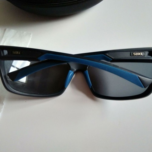 SBK Superbike Sunglasses like new, black and blue